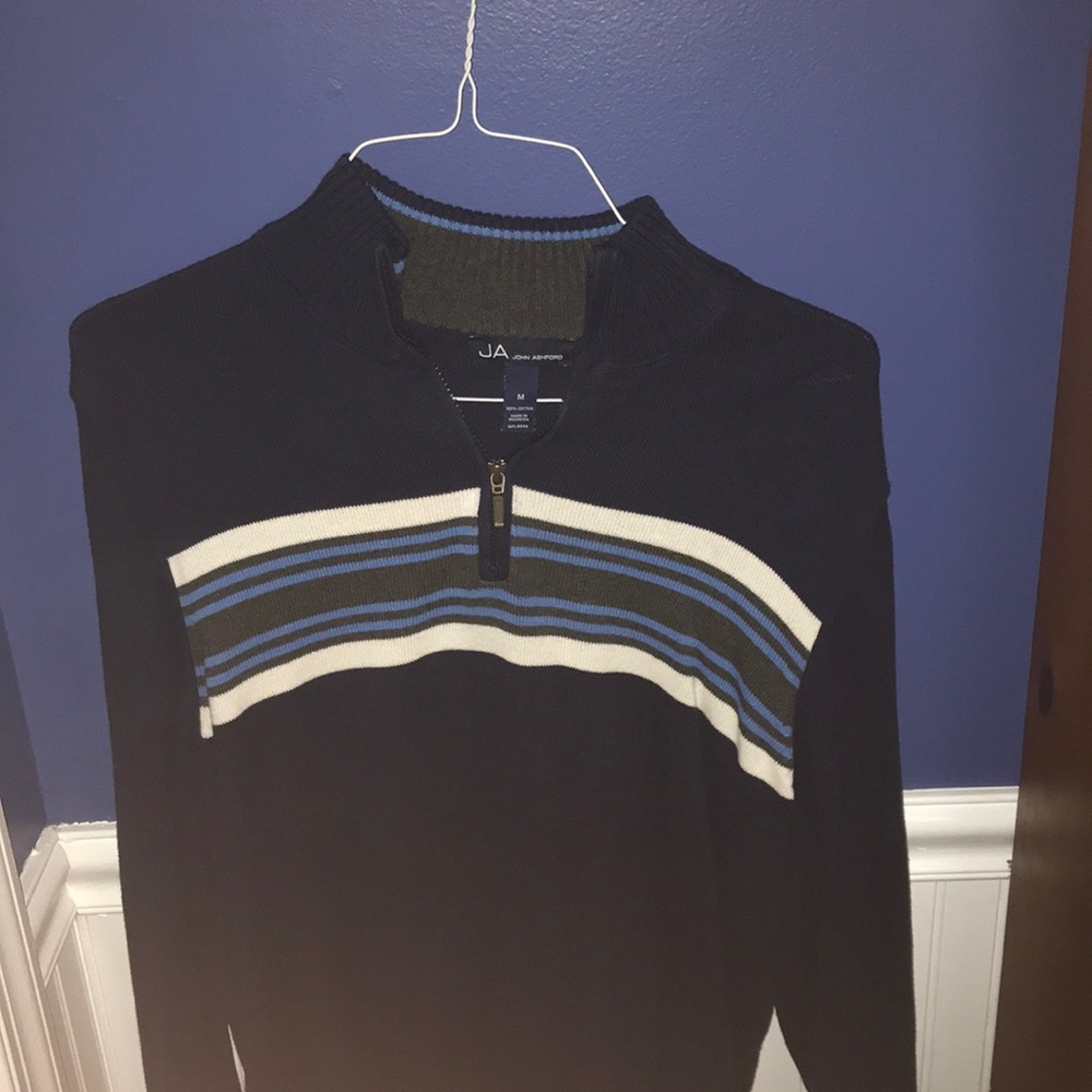 John Ashford Quarter Zip Sweater